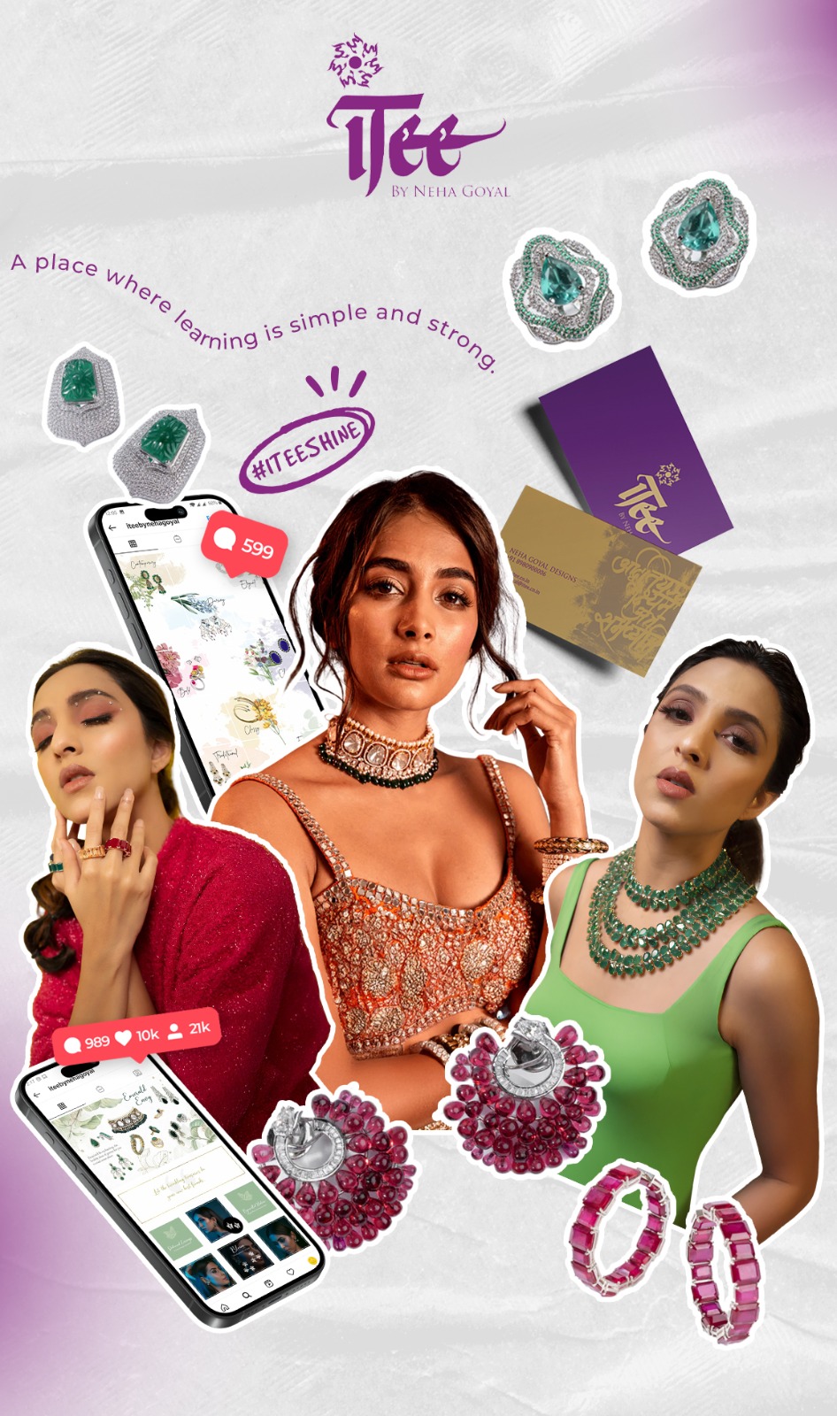 ITEE by Neha Goyal branding and campaign work by Buddha Branding